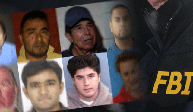 Lista de los fugitivos más buscados del mundo actualmente por el FBI. Foto: composición Erick Gamarra/AFP.