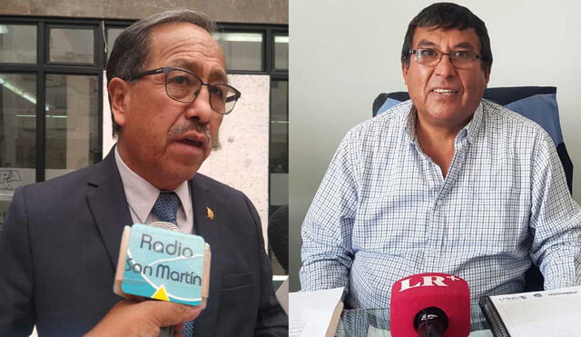 Alcaldes Wuilber Mendoza y Luis Aguirre no quedaron muy conformes tras reunión con ministros. Foto: Composición La República.