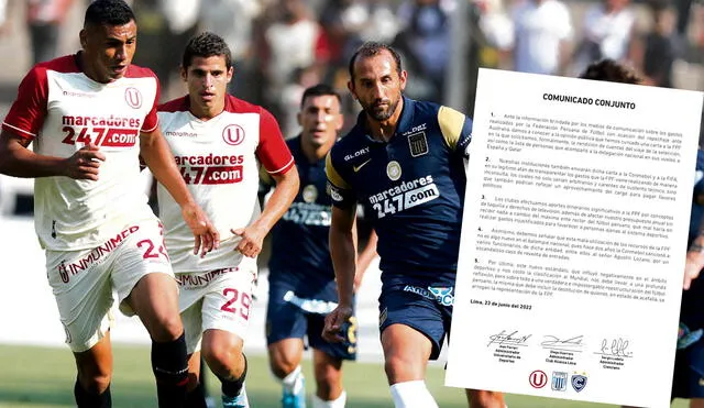 Los clubes se unieron en un comunicado en conjunto para pedir cuentas a la FPF. Foto: Luis Jimémez/Grupo La República