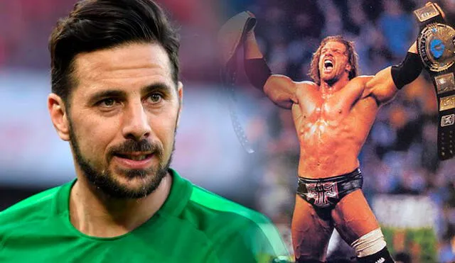 Claudio Pizarro pasó gran parte de su carrera en Werder Bremen. Foto: composición/ difusión/ WWE