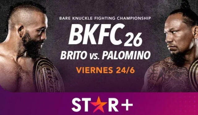 El peruano Luis Palomino es campeón de peso ligero del Bare Knuckle FC. Foto: ESPN