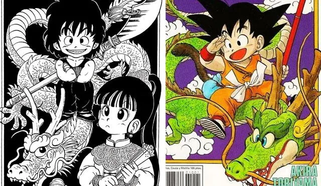 Las similitudes son evidentes, ambas obras fueron creadas por Akira Toriyama. Foto: composición/ La República