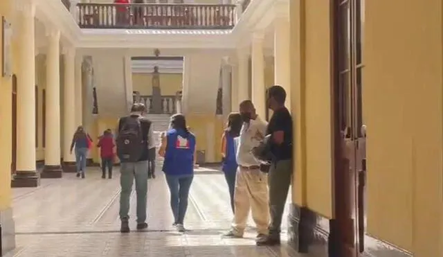 Recientemente, se difundió un vídeo de Tik Tok de una funcionaria, que fue grabado en las instalaciones de la Municipalidad Provincial de Chiclayo. Foto: La República.