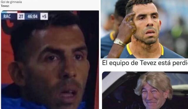 Mira los mejores memes de Carlos Tevez como DT. Foto: Twitter