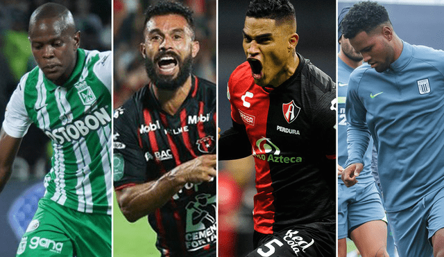 Revisa la programación de los principales encuentros del día. Foto: composición Atlético Nacional/Alajuelense/AFP/Alianza Lima