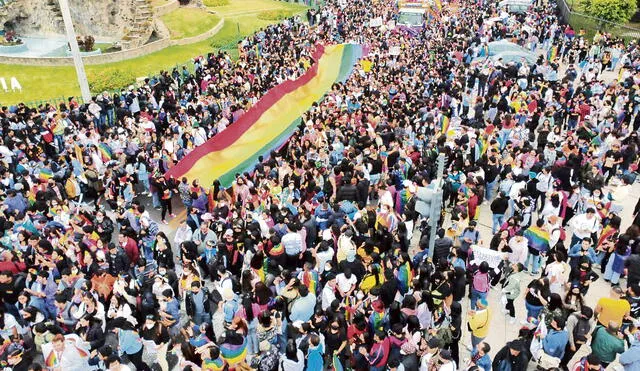 Unidos por una causa. La multitudinaria movilización en Lima se replicó en ciudades como Arequipa y Trujillo. Todos pidieron igualdad y justicia. Foto: Antonio Melgarejo/La República