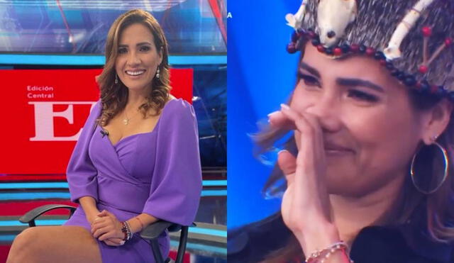 Periodista Alvina Ruiz cuenta que está orgullosa de sí misma. Foto: composición/ Instagram/ captura de América TV