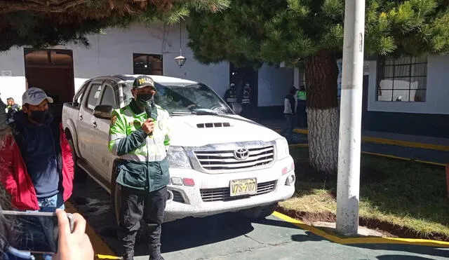 PNP recupera camioneta robada en La Rinconada. Foto: Juan Carlos Cisneros/La República