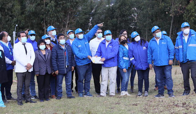 Funcionarios visitaron terreno del futuro hospital de EsSalud. Foto: Seguro Social de Salud el Perú