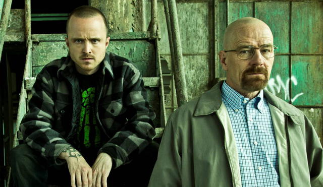 Aaron Paul y Bryan Cranston regresarán como Jesse Pinkman y Walter White, respectivamente, en algunos de los episodios restantes de "Better call Saul". Foto: AMC