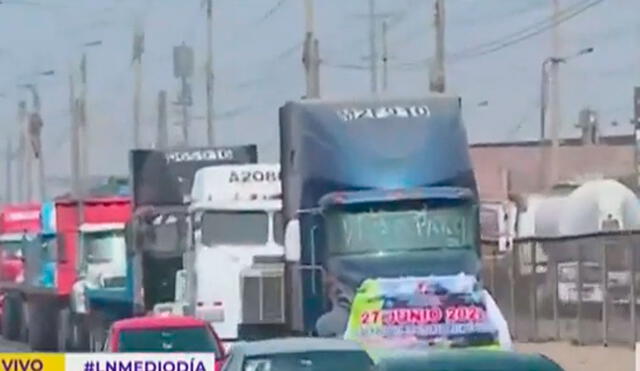 Transportistas esperan respuesta del MTC. Foto: captura de Latina