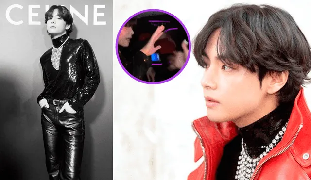 Taehyung de BTS asistió como invitado de honor al desfile de Celine en la Semana de la Moda de París 2022 y vivió un momento incómodo que se hizo viral. Foto: composición La República / Dispatch