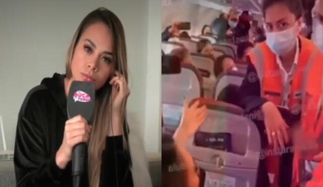 Jossmery Toledo habló sobre las agresiones que recibió por parte de los pasajeros. Foto: captura América TV.