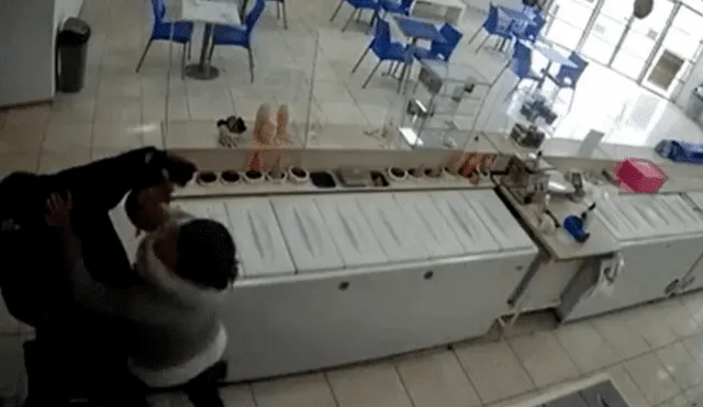 Valiente mujer llegó a las redes sociales a través de un video tras defenderse a golpes con un ladrón. Foto: captura de "Oncenoticias"