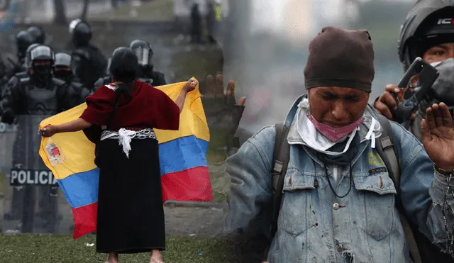 15 días de protestas, crisis financiera, centenas de desaparecidos y heridos es el saldo del Paro Nacional en Ecuador. Foto: EFE