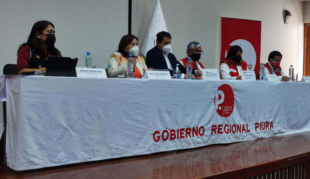 Sesión de comisión del programa Hambre Cero se desarrolló en Piura con las autoridades. Foto. La República