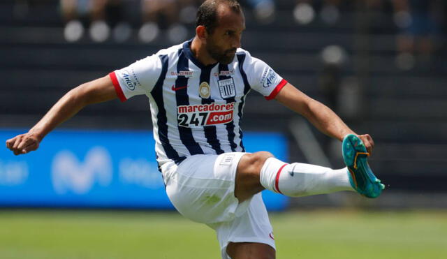 Hernán Barcos llegó a Alianza Lima en el 2021. Es campeón nacional y goleador blanquiazul. Foto: La República/Luis Jiménez