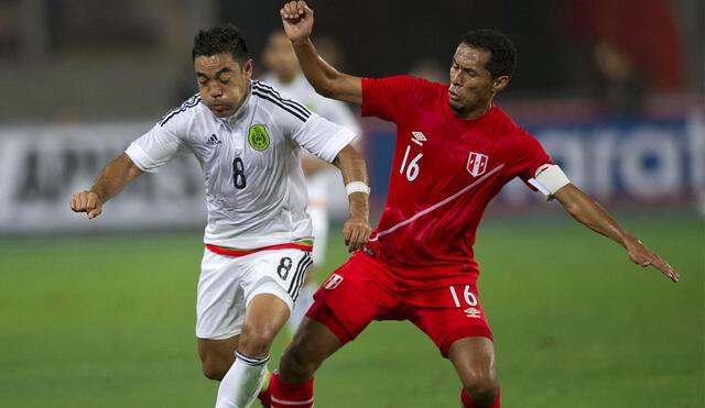 Perú y México se han enfrentado solo tres veces en la última década. Foto: AFP