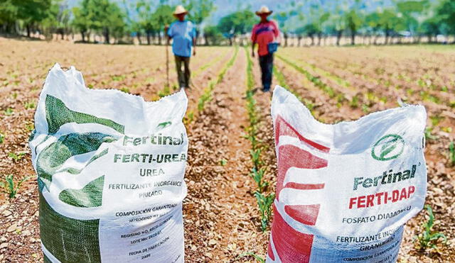 Gobierno entregará fertilizantes de acuerdo a una serie de requisitos. Foto: difusión