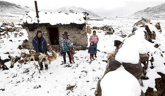 Bajo cero. Puno está soportando descensos extremos de temperatura en las noches. Cinco niñas han muerto por neumonía. Foto: difusión