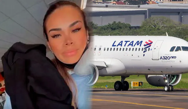 Jossmery Toledo fue sacada forzosamente de un avión de Latam por incumplir normas, asegura aerolínea. Foto: captura/Instagram/difusión
