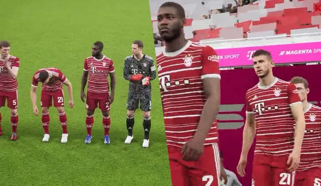 Bayern Munich estará presente en el videojuego eFootball 2022. Foto: composición GLR/captura de Twitter