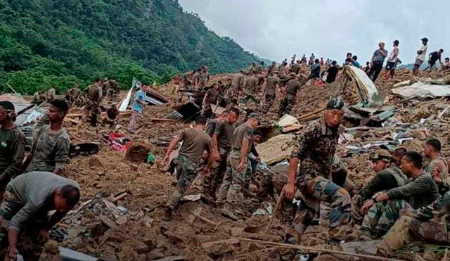 Entre las víctimas figura una menor de 2 años, que fue trasladada junto a sus padres al campamento afectado. Foto: El Literal