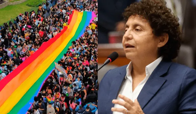 "El sábado 25 de junio hemos visto la marcha más grande de los últimos años aquí en Lima: La Marcha del Orgullo", señaló Susel Paredes. Foto: composición/La República