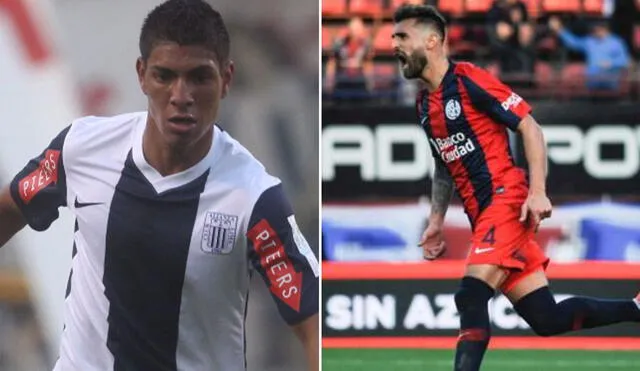 Paolo Hurtado y Gino Peruzzi se pondrían la blanquiazul para el segundo semestre del año. Foto: composición/Alianza Lima/San Lorenzo.