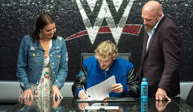 Logan Paul es una estrella del YouTube y las redes sociales. Foto: Twitter/WWE