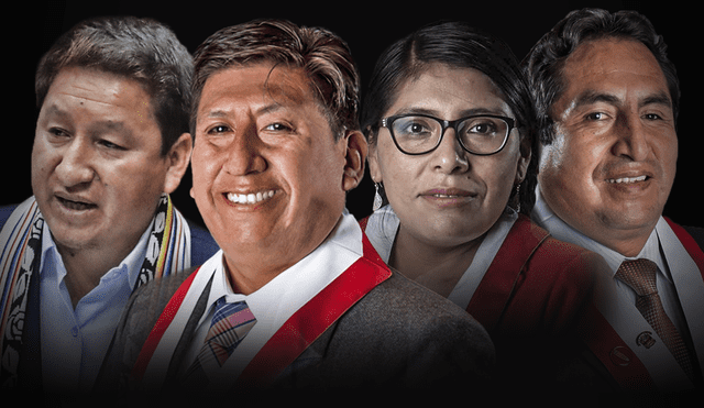 Congresistas de Perú Libre votaron a favor de la censura de Dimitri Senmache. Foto: composición de Fabrizio Oviedo/La República