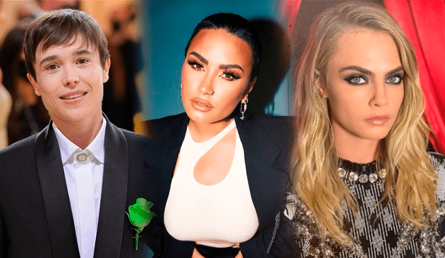 Celebridades como Elliot Page, Cara Delevingne y Demi Lovato celebran la diversidad de amar sin etiquetas. Foto: composición LR/capturas de Instagram