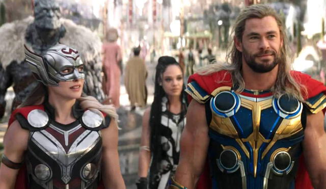 Actores de renombre filmaron para "Thor: love and thunder", pero sus escenas no llegarán al corte final de la película. Foto: Marvel