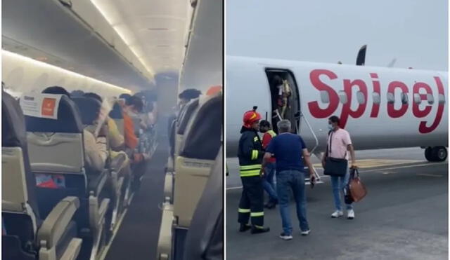 La aerolínea no comunicó cuántos pasajeros iban a bordo del vuelo. Foto: Captura de video Twitter