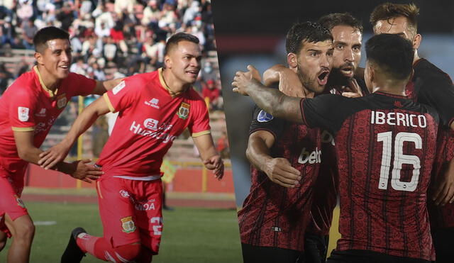 Sport Huancayo y Melgar van por el Torneo Apertura en la última fecha de Liga 1. Foto: composición LR/Twitter/@clubshuancayo/AFP