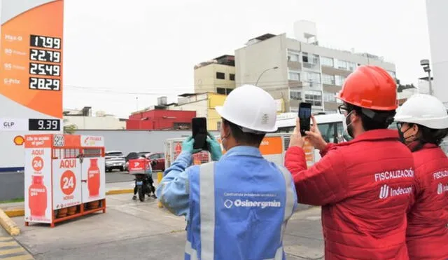 Osinergmin e Indecopi fiscalizaron todos los grifos a nivel nacional para garantizar que se cumpla el derecho al consumidor. Foto: Indecopi/referencial