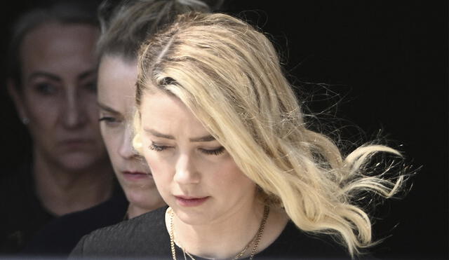 Amber Heard perdió el juicio contra Johnny Depp por difamación. Foto: AFP