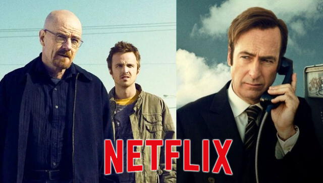 "Breaking bad" y "Better call Saul" están disponibles en Netflix. Foto: composición / AMC