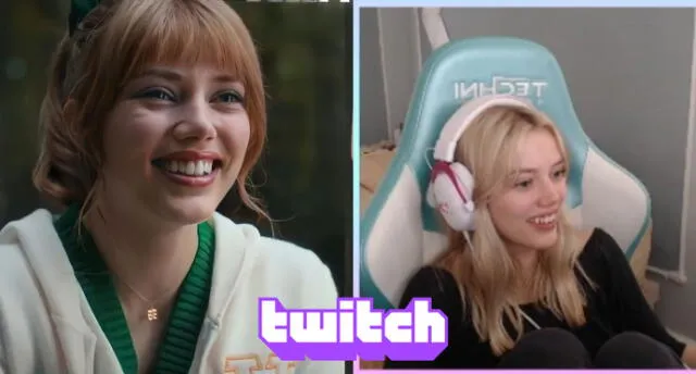 Conoce la etapa gamer de la actriz que da vida a Chrissy Cunningham. Foto: composición LR/captura de Twitch/Netflix