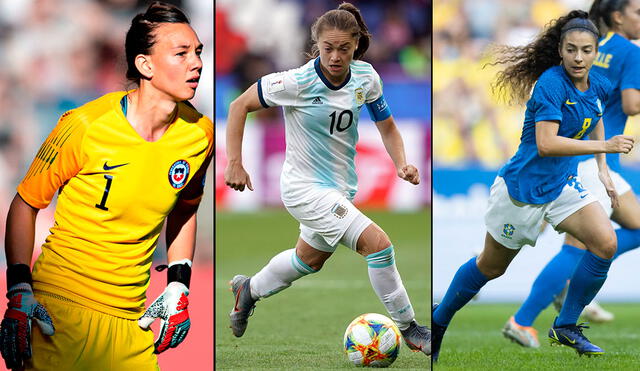 La Copa América Femenina 2022 empieza este viernes 8 de julio. Foto: composición LR/ANFP/AFP/CBF