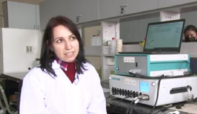 La doctora en Ciencias Químicas y docente de la UNI, Angélica María Baena Moncada informó sobre este proyecto. Foto: captura video