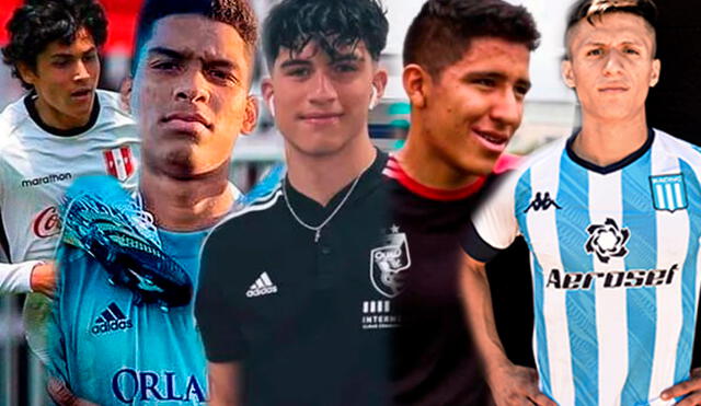 Los convocados a la selección peruana Sub 20. Foto: composición selección peruana/Orlando City/Melgar/Racing