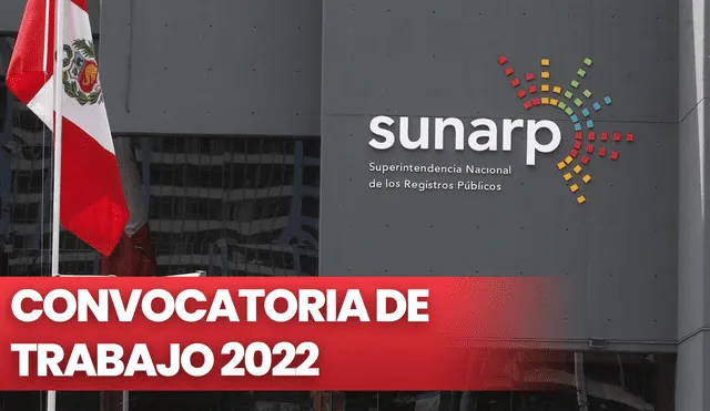 Revisa los puestos que la Sunarp pone a disposición de la ciudadanía. Foto: Andina