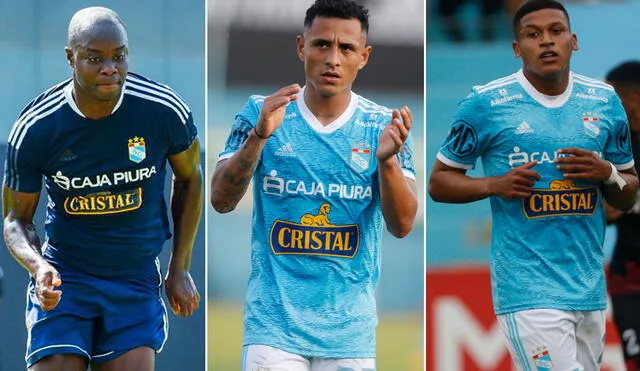 Jonh Jairo Mosquera, Yoshimar Yotún y Fernando Pacheco son los refuerzos que llegaron este 2022, pero no seguirán en el club. Foto: composición de Sporting Cristal