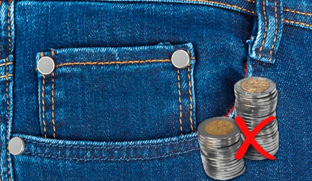 El bolsillo pequeño de los jeans es utilizado, por lo general, para guardar monedas o billetes. Foto: composición La República/referencial