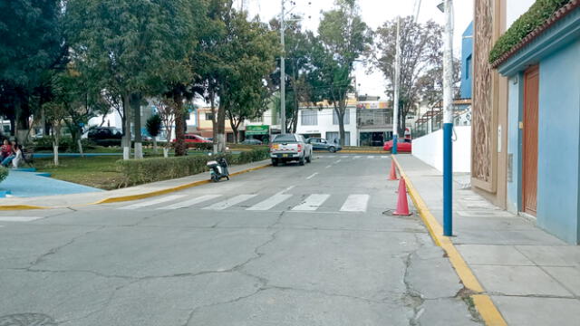 Sin daño. Vías del distrito de Yanahuara no están destruidas. Foto: La República