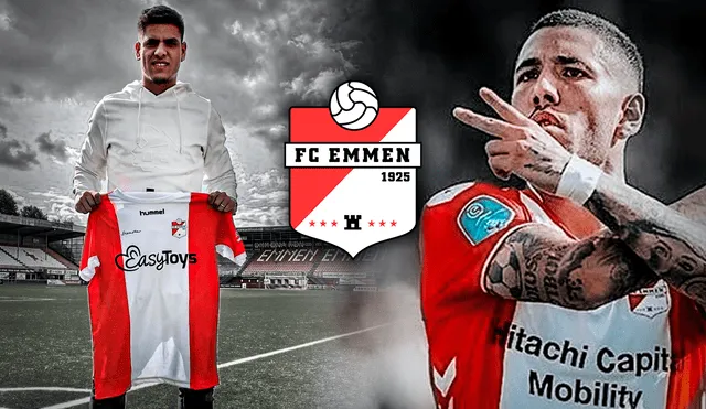 En el 2019, Sergio Peña llegó al FC Emmen y se convirtió en el primer peruano en vestir dicha camiseta. Foto: FC Emmen