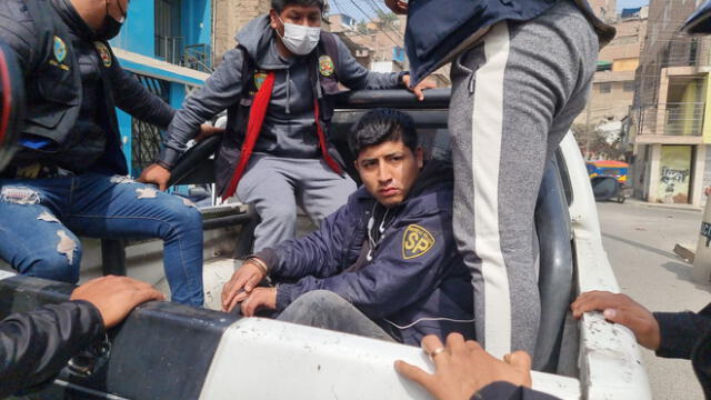 PNP detuvo a los hampones, quienes estaban entre los más buscados. Foto: Omar Coca / URPI - LR