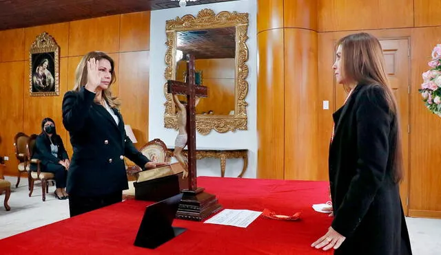Marita Barreto Rivera fue presentada como coordinadora del Equipo Especial de Fiscales contra la corrupción del poder. Foto: Ministerio Público