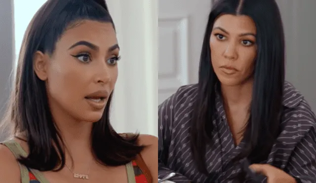 Kim Kardashian aseguró que Kourtney Kardashian no pudo "mantener a una niñera" por su mal comportamiento. Foto: composición/capturas de E!